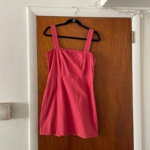 PINK DRESS WITH BUTTONS
